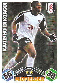 Kagisho Dikgacoi Fulham 2009/10 Topps Match Attax #EX22